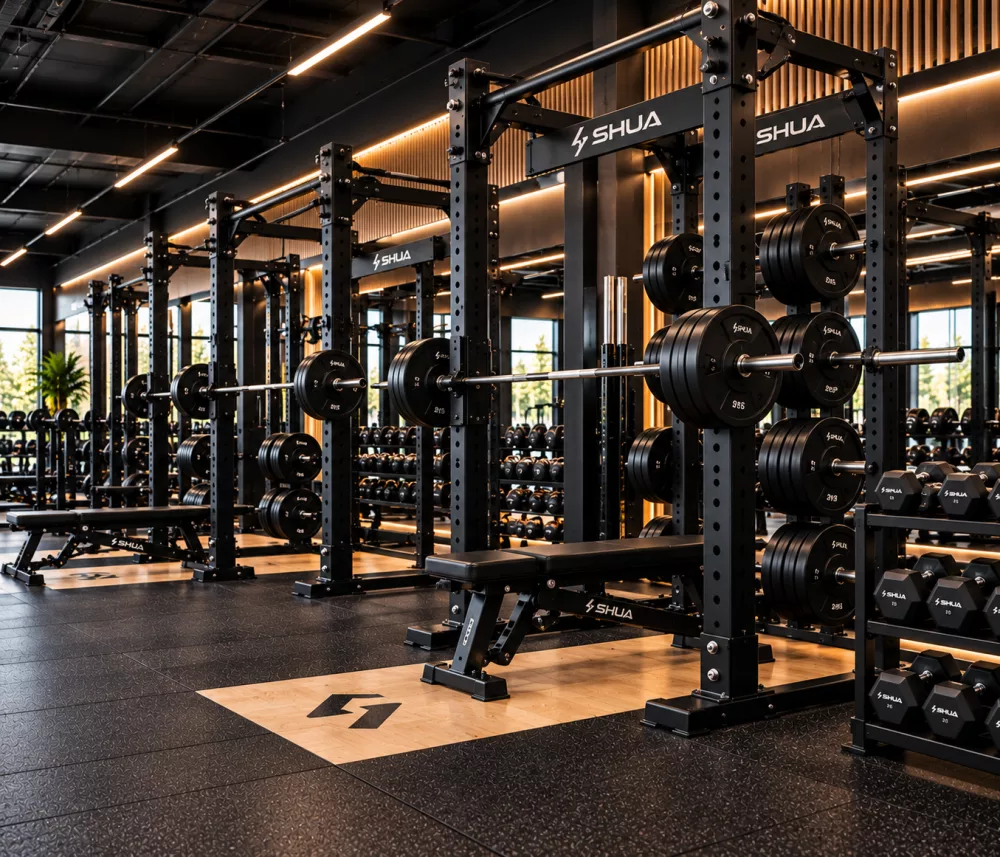 Free weights and racks