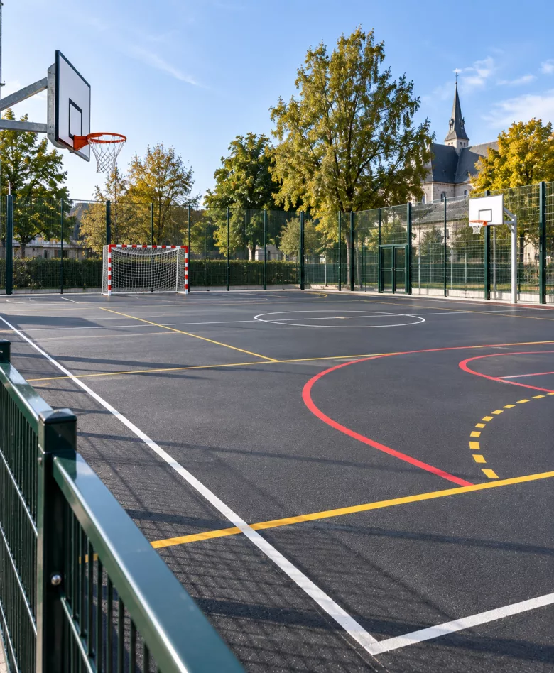 School sports pitch - Senlis