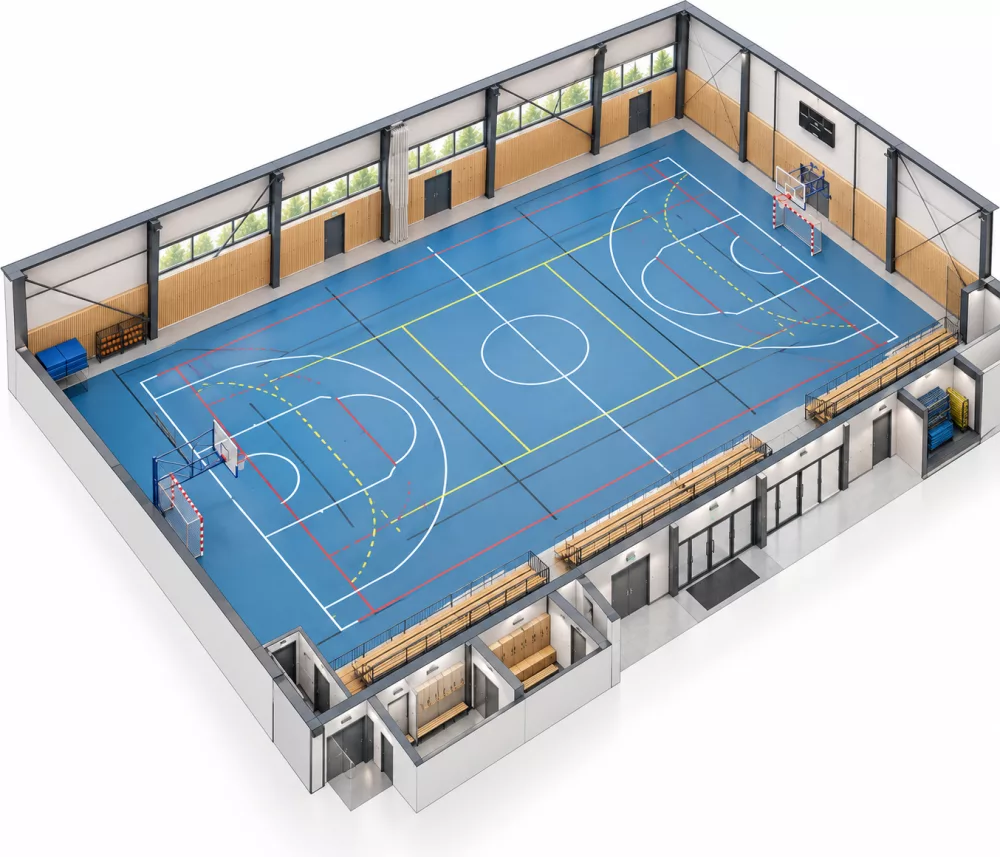 Multi-sport spaces
